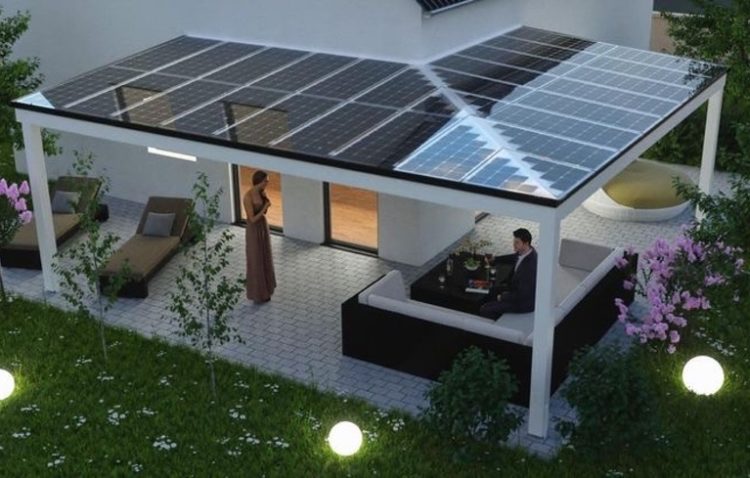 Pergola solaire photovoltaïque à Montpellier NRJ Ingénierie