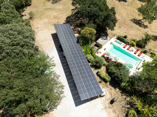 Auberge de Saugras, installation. photovoltaïque de 27 kWc