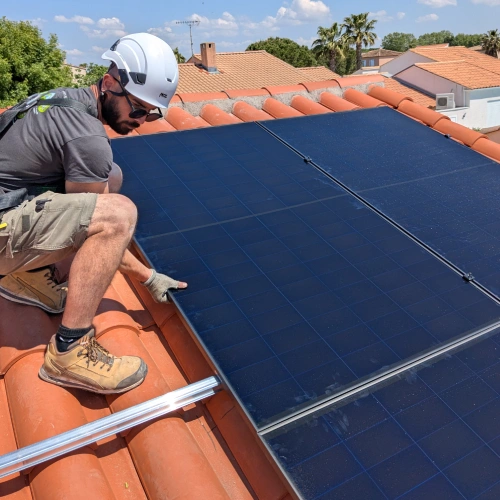 installation de panneaux solaires